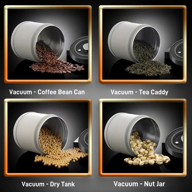 Coffee Tea Bean - Vacuum sealed can, press vacuum coffee