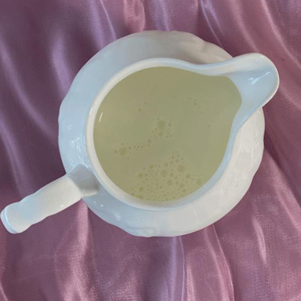 Coffee Tea Creamer - Vintage Ceramic Milk Jug Large Capacity