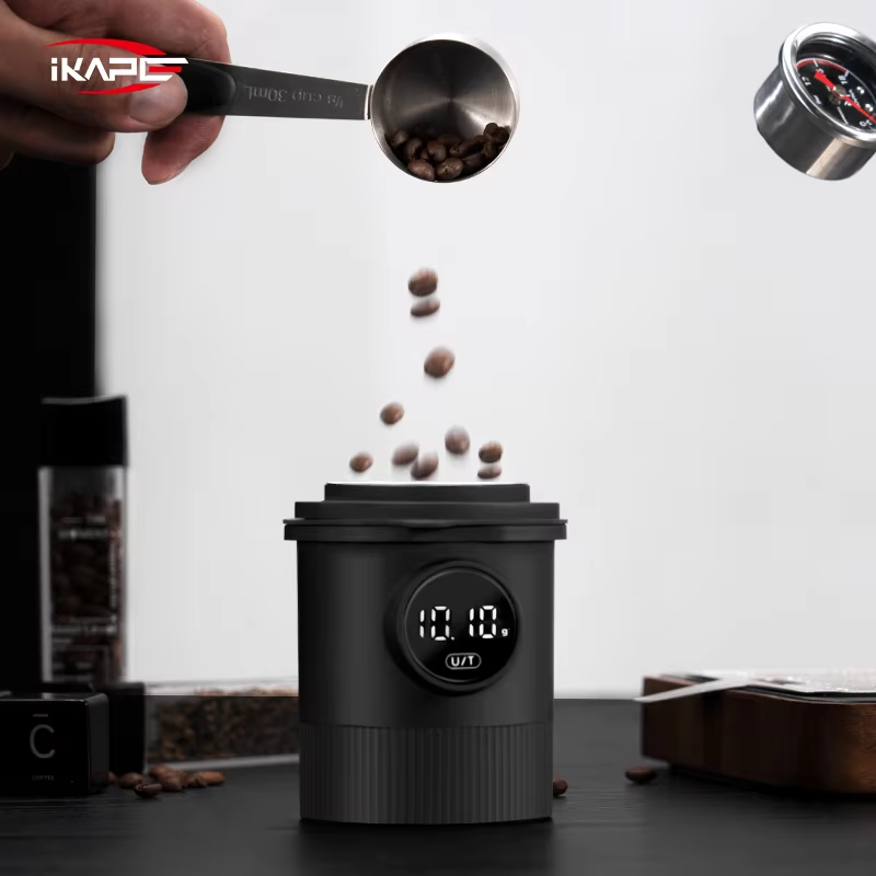 Coffee Tea Bean - IKAPE Rechargeable Espresso Measuring Cup, 2-in-1