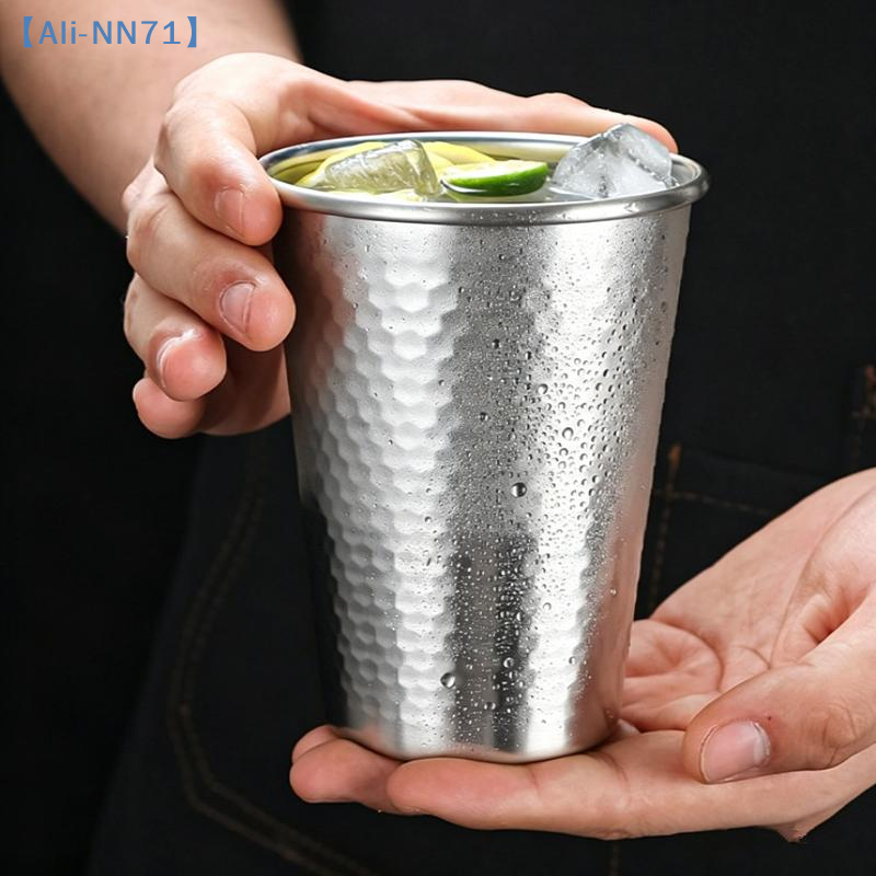 Double Wall Mug - 【NN71】Stainless Steel Nest Pattern Texture Water