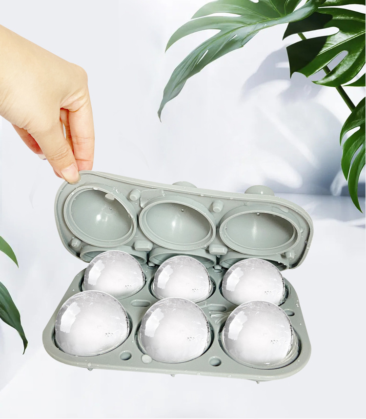 Coffee Jelly Tea - Ice Mould 6 Grid Silicone Ice