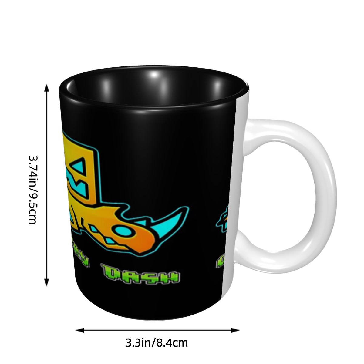 Video Game Geometry Dash Mug F - Coffee Tea Game ulasan dan harga
