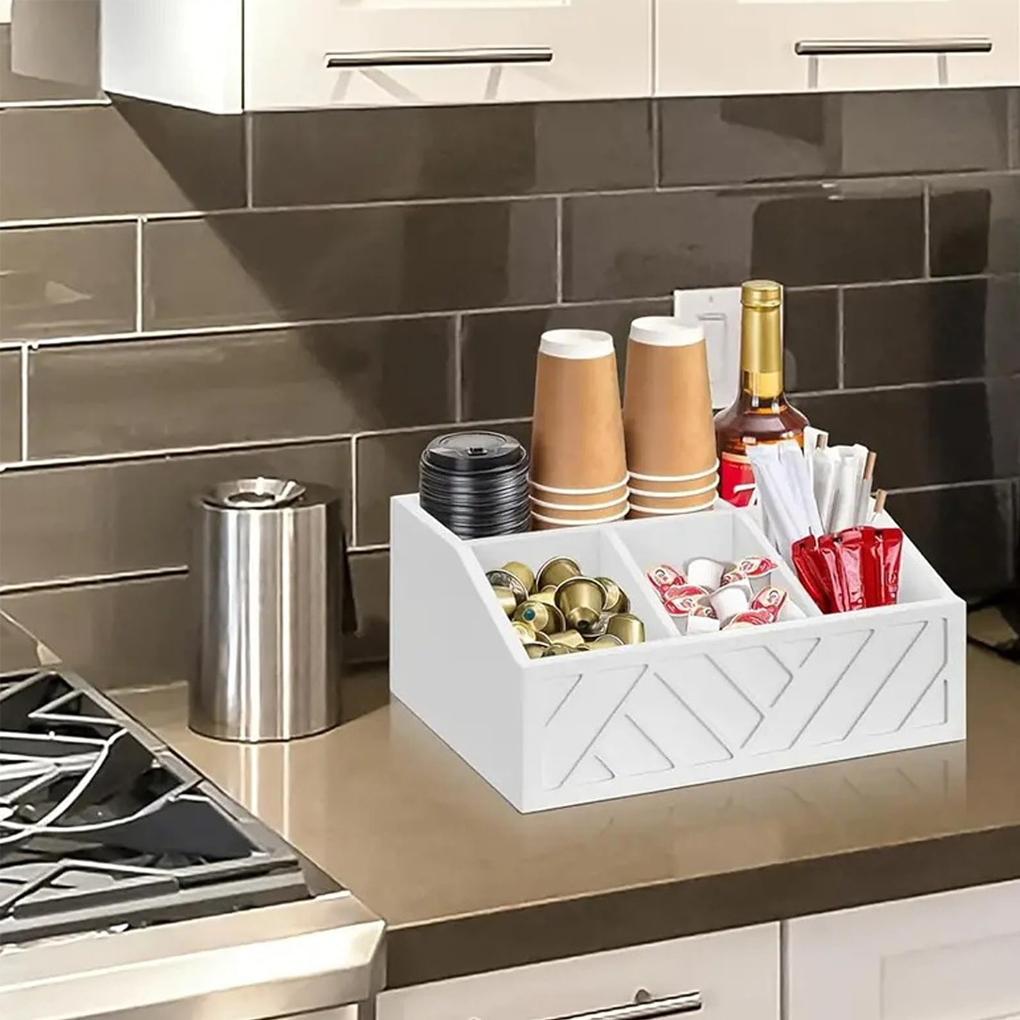 Coffee Bag Storage Box Wooden  - Coffee Tea Drawer Organizer ulasan dan harga