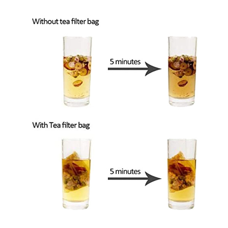 AT19-6000 Pack Tea Filter Bags - Coffee Tea Leaf ulasan dan harga