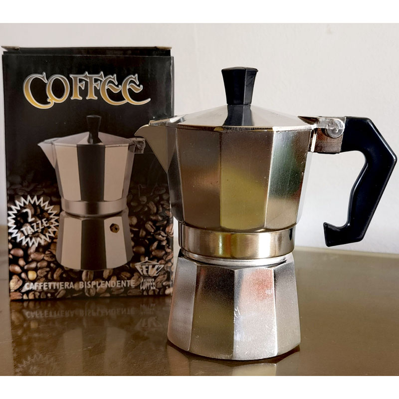 Coffee Maker Moka Pot 50ml-600 - Moka Pot Stove ulasan dan harga