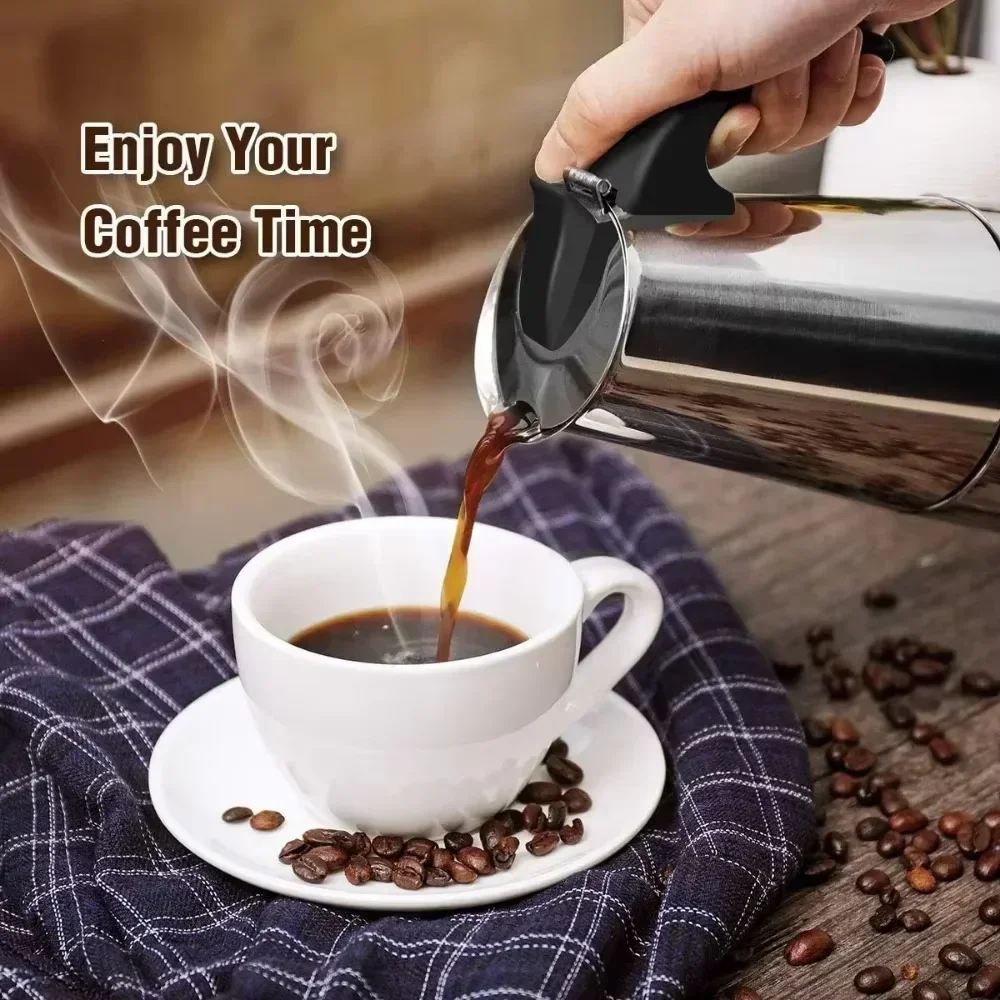 Coffee Maker Moka Pot 50ml-600 - Moka Pot Stove ulasan dan harga