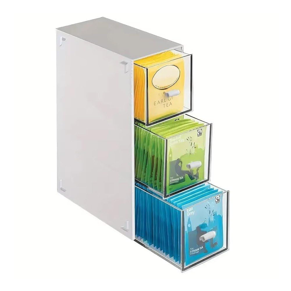 1 Pack Dust Proof Drawer Stora - Coffee Tea Drawer Organizer ulasan dan harga