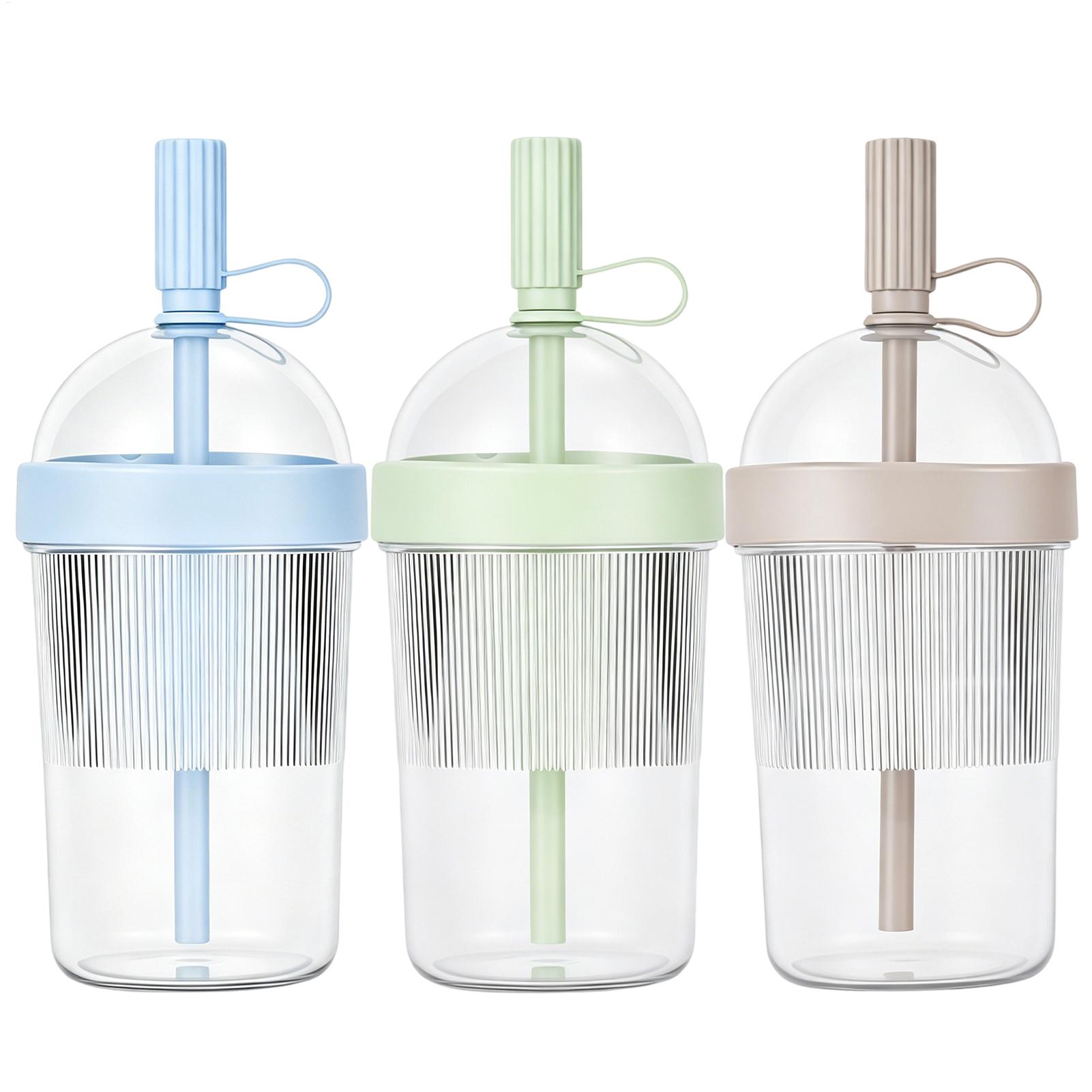 17oz Portable Straw Cup Plasti - Coffee Jelly Tea ulasan dan harga