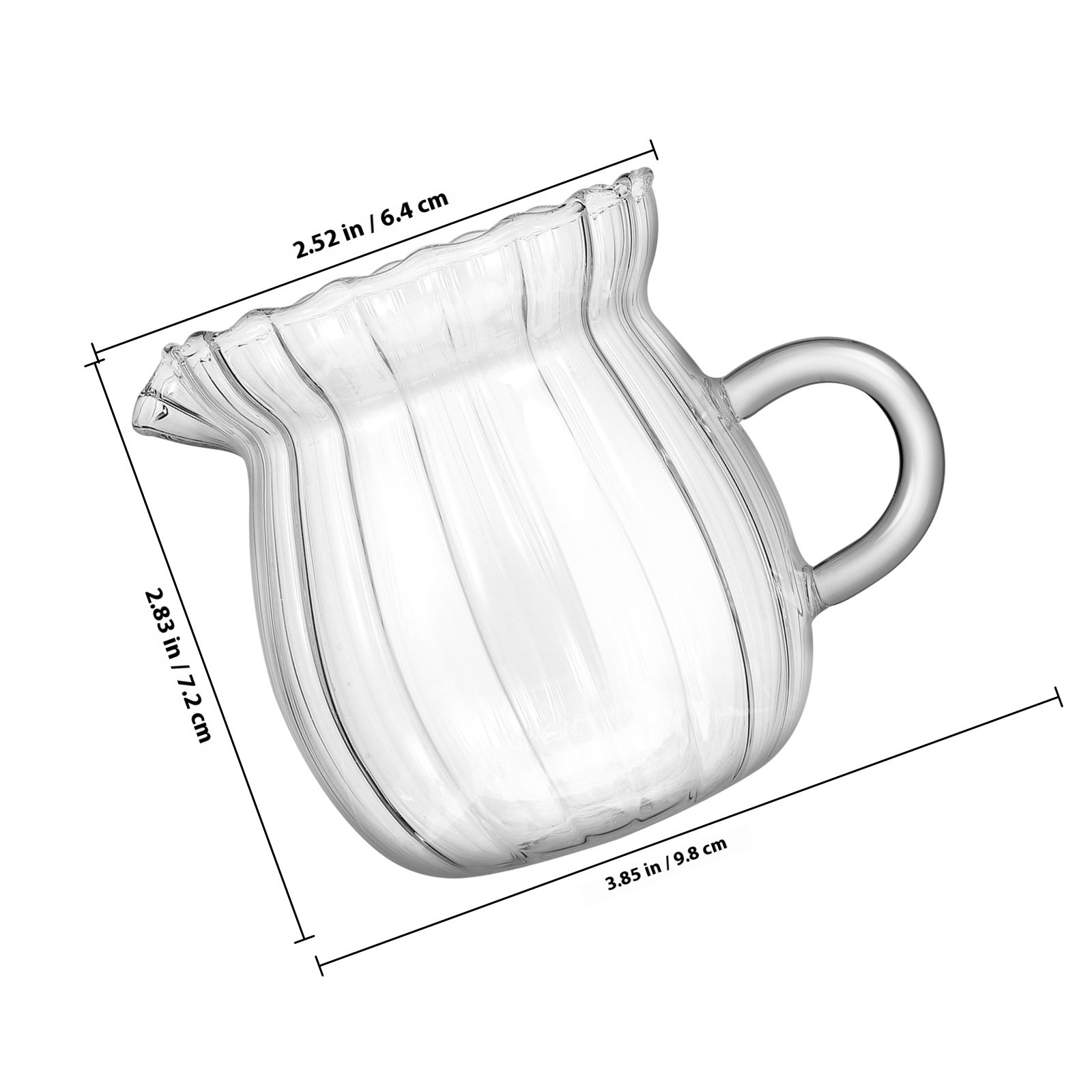 High Borosilicate Glass Creame - Coffee Tea Creamer ulasan dan harga