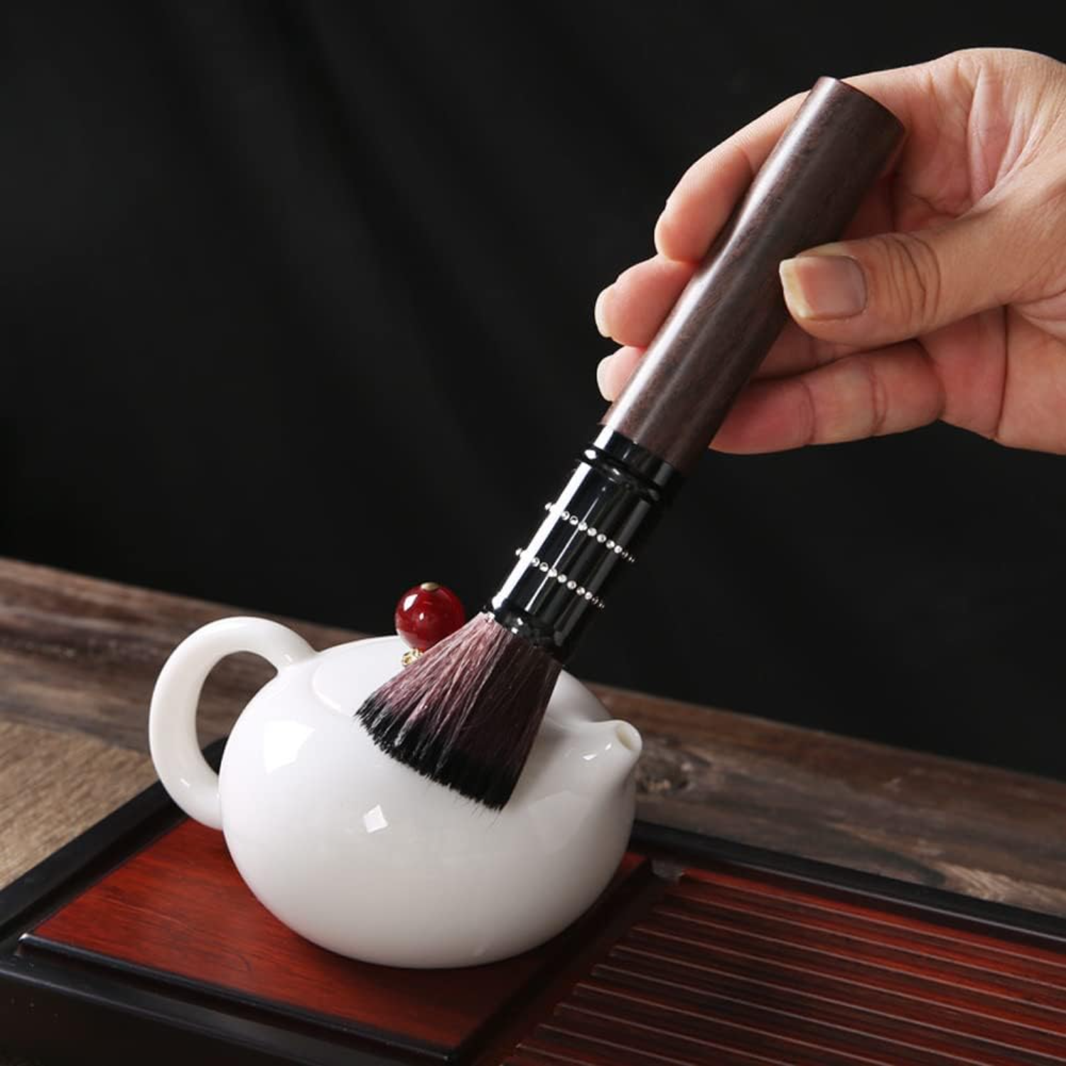 3pcs Wooden Teapot Cleaning Br - Coffee X Tea ulasan dan harga