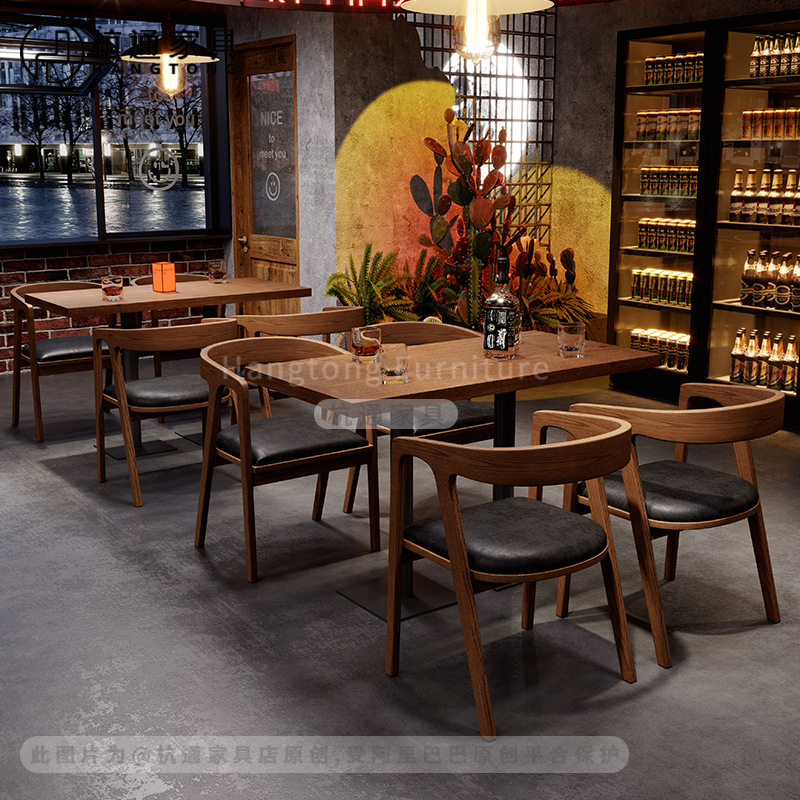 Retro Table And Chair Set Milk - Coffee Tea Lounge ulasan dan harga