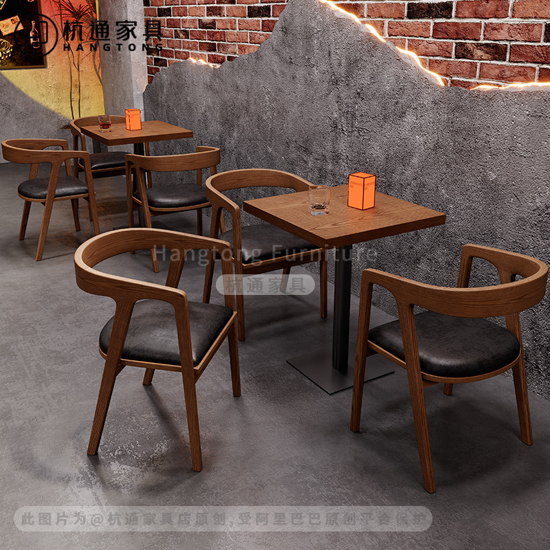 Retro Table And Chair Set Milk - Coffee Tea Lounge ulasan dan harga