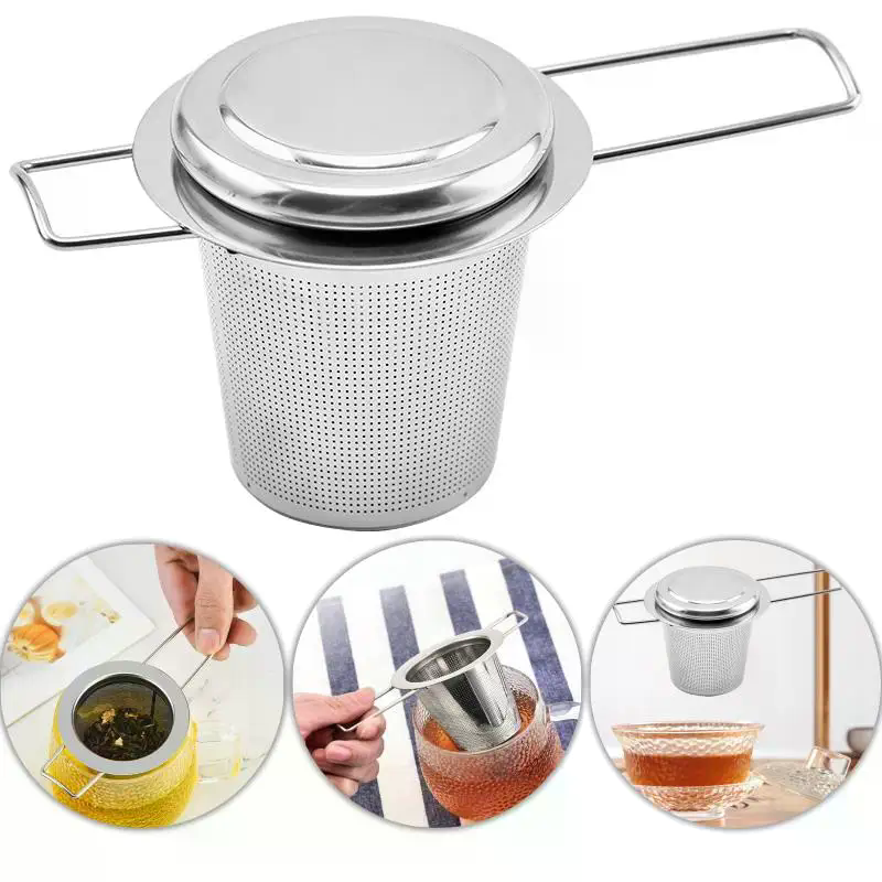 Stainless Steel Mesh Tea Infus - Coffee Tea Leaf ulasan dan harga