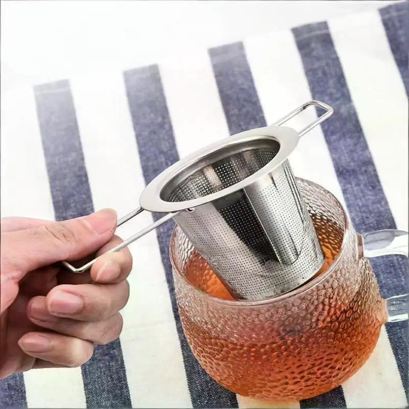 Stainless Steel Mesh Tea Infus - Coffee Tea Leaf ulasan dan harga