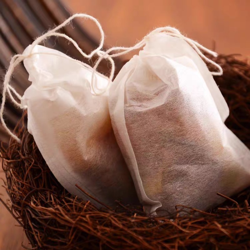 100/500x Cloth Tea Bags with D - Coffee Tea Leaf ulasan dan harga