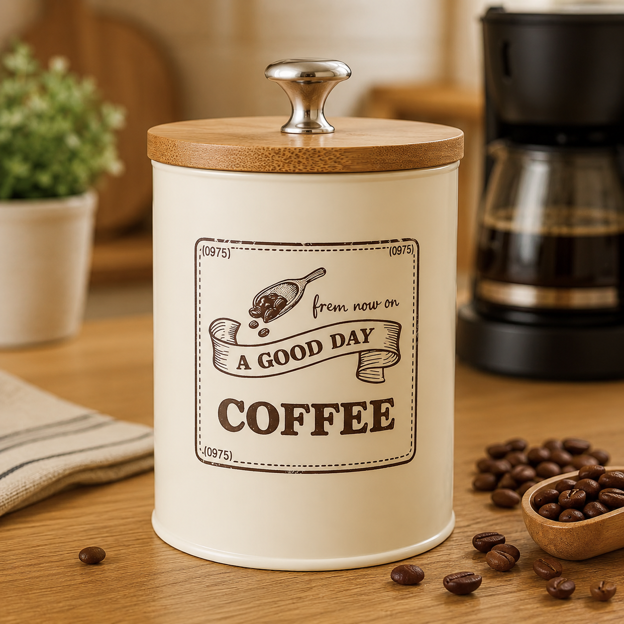 Vintage Coffee Sugar Tea Stora - Coffee Tea And Sugar Canister Set ulasan dan harga