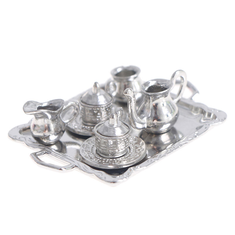 10pcs/Set 1/12 Dollhouse Minia - Coffee Tea Sugar Set ulasan dan harga