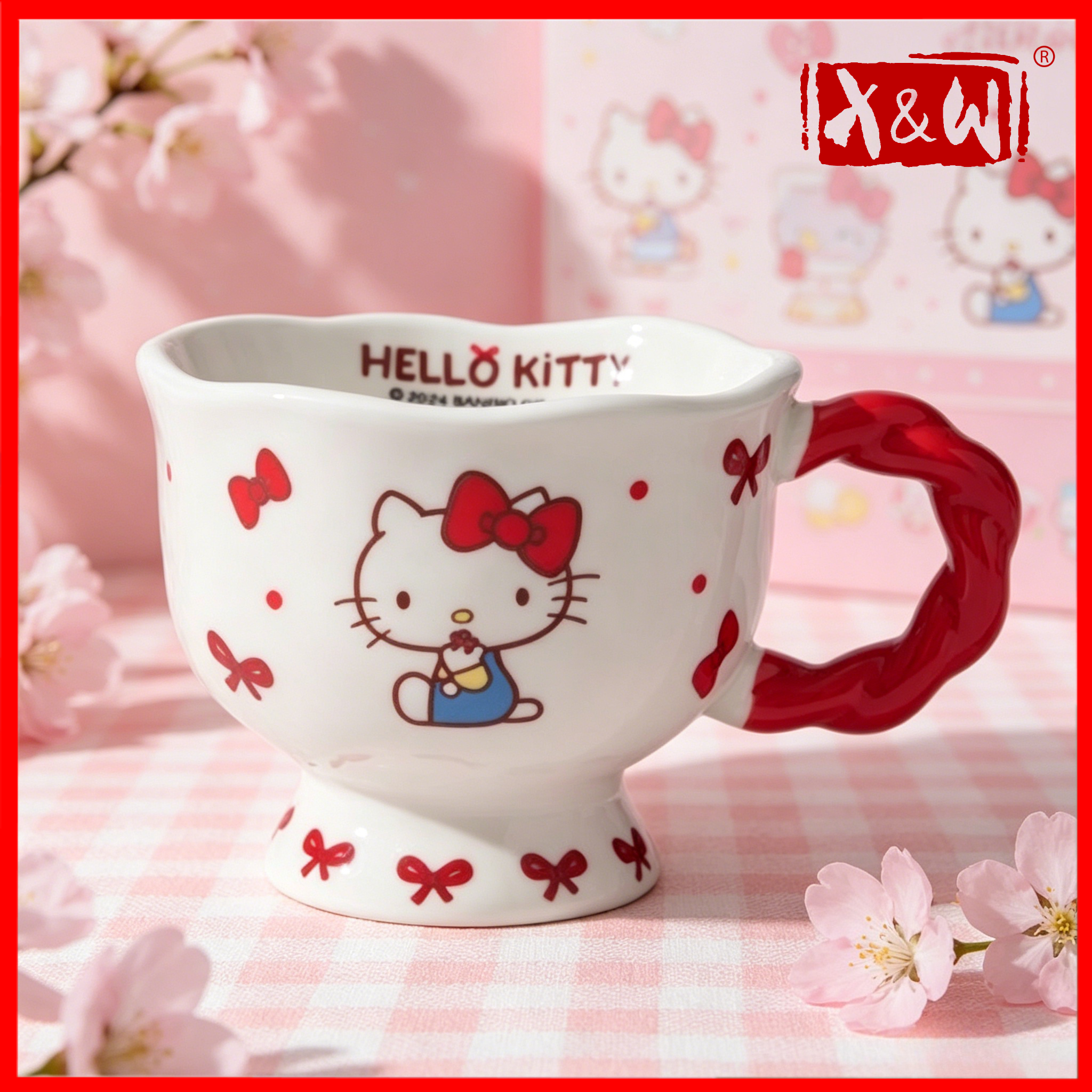 X&W 360ml Sanrio High Footed M - Coffee X Tea ulasan dan harga