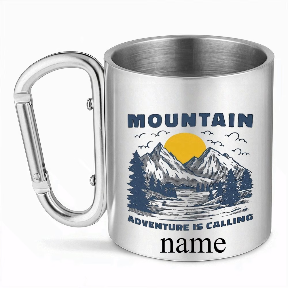 1pc 10oz Mountain Adventure Mu - Double Wall Mug ulasan dan harga
