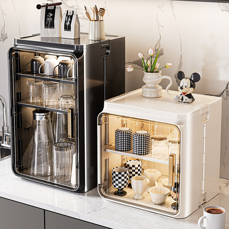 Water cup storage rack, househ - Coffee Tea Drawer Organizer ulasan dan harga