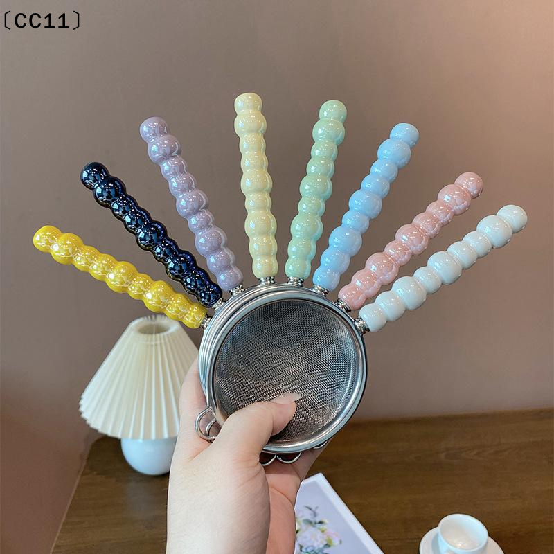 Tea Strainer With Pearl Cerami - Coffee Tea Leaf ulasan dan harga