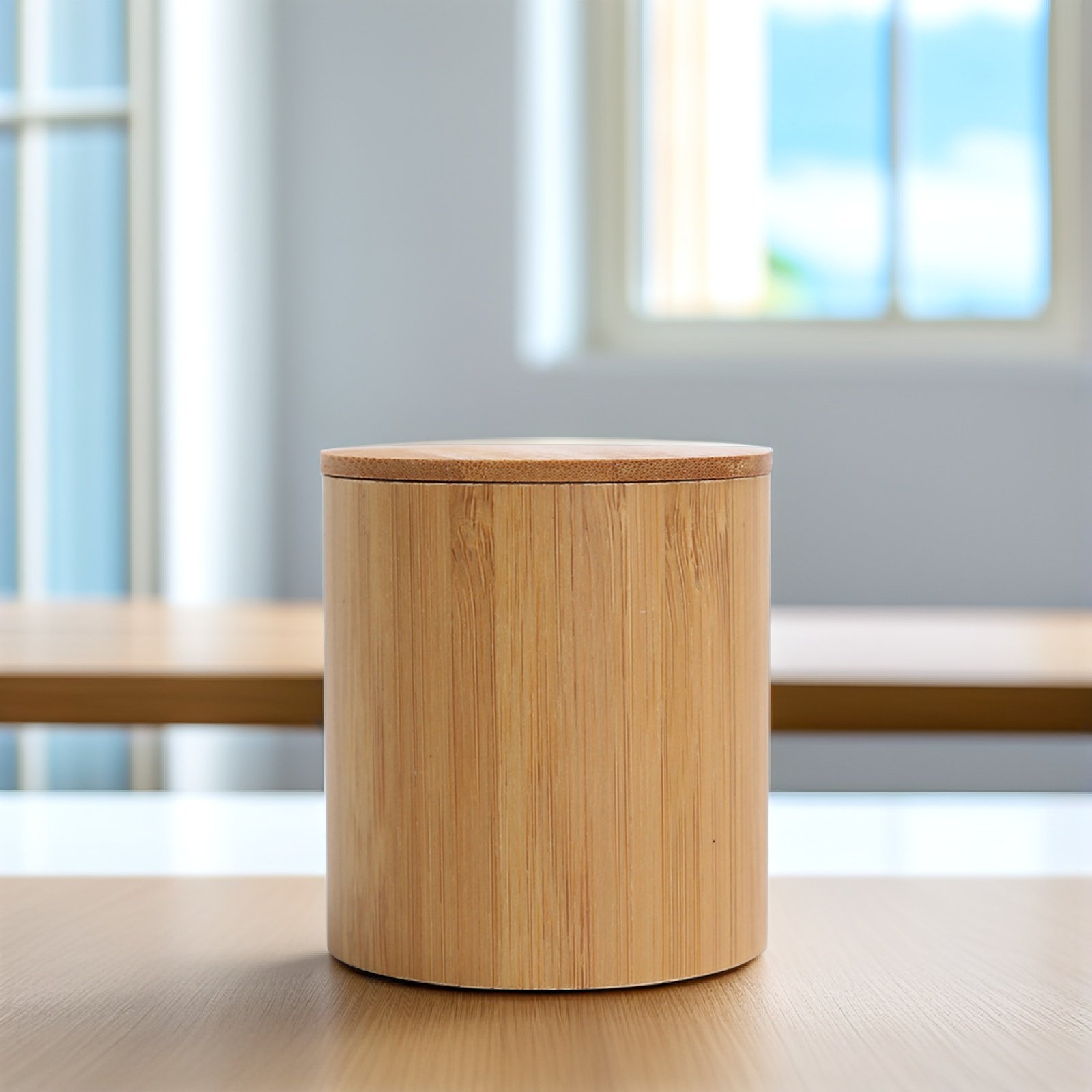 Bamboo Wooden Tea Canister Air - Coffee Tea And Sugar Canister Set ulasan dan harga