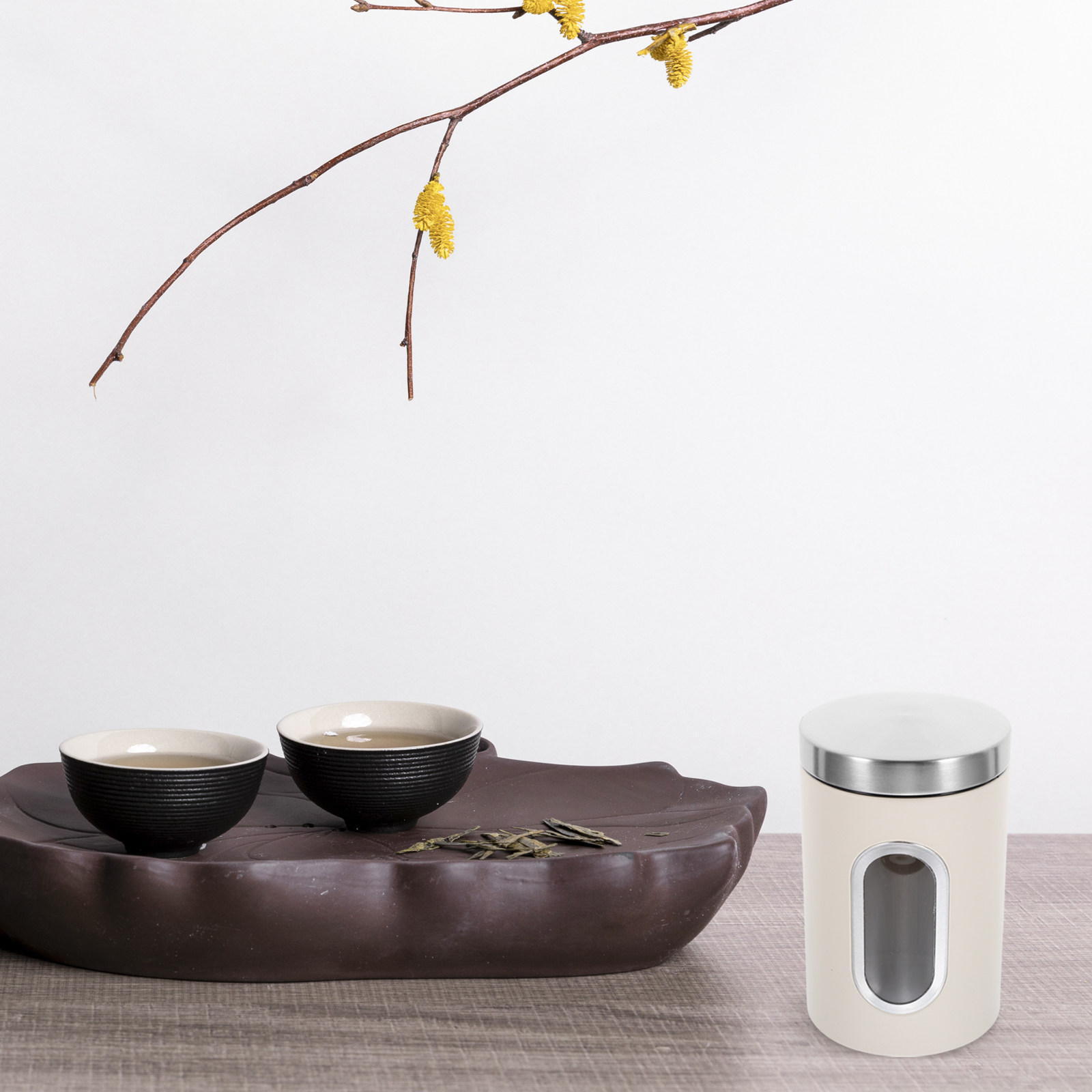 3Pcs Storage Jar Set Airtight  - Coffee Tea And Sugar Canister Set ulasan dan harga