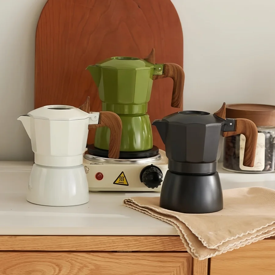 100ml Double Valve Coffee Pot  - Moka Pot Stove ulasan dan harga