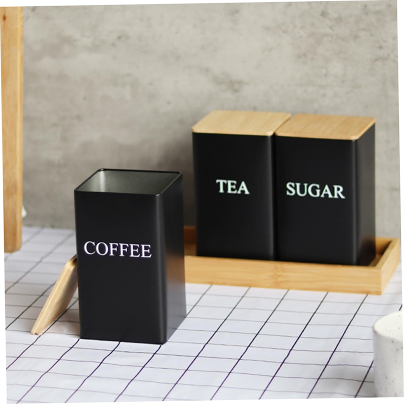 3PCS Set Tea Coffee Sugar Cani - Coffee Tea And Sugar Canister Set ulasan dan harga
