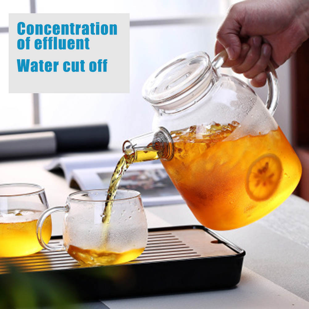 1000/1600ml Transparent Borosi - Coffee And Tea Glass ulasan dan harga