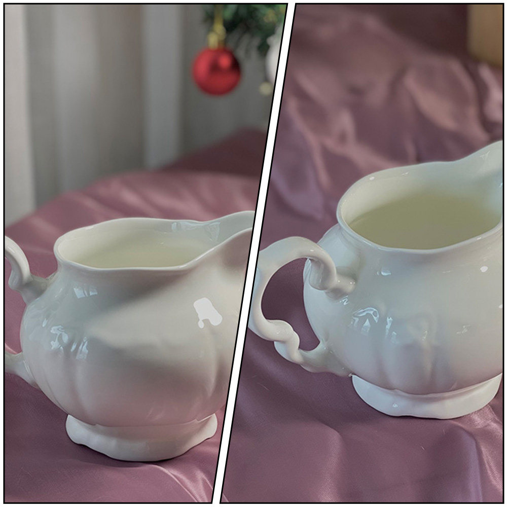 Vintage Ceramic Milk Jug Large - Coffee Tea Creamer ulasan dan harga