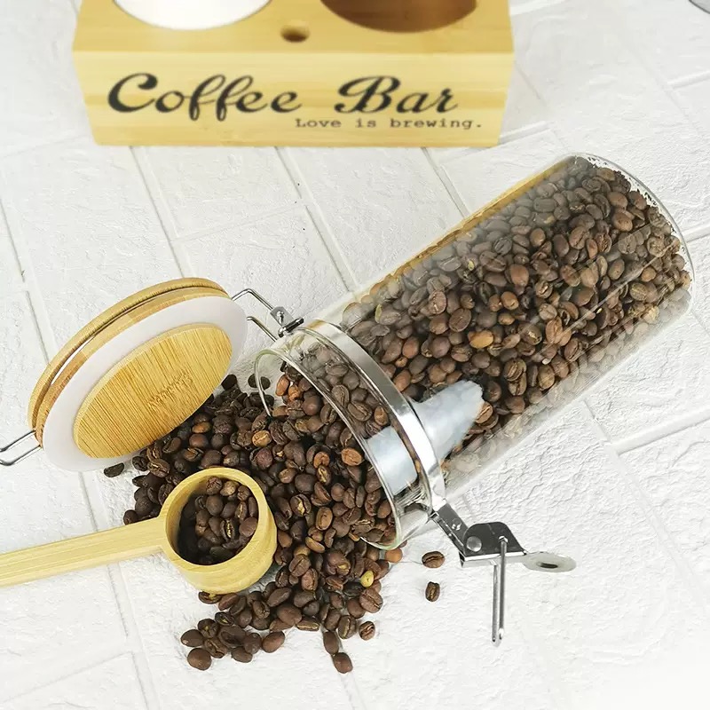 Coffee Storage Jars 2 Pack wit - Coffee Tea Bean ulasan dan harga