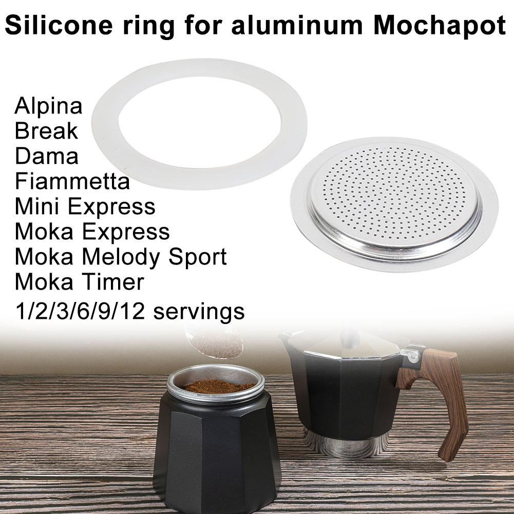1 Set Rubber Seal Gasket With  - Moka Pot Stove ulasan dan harga