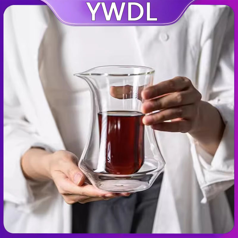 YWDL 300ml Double-layer Glass  - Coffee And Tea Glass ulasan dan harga