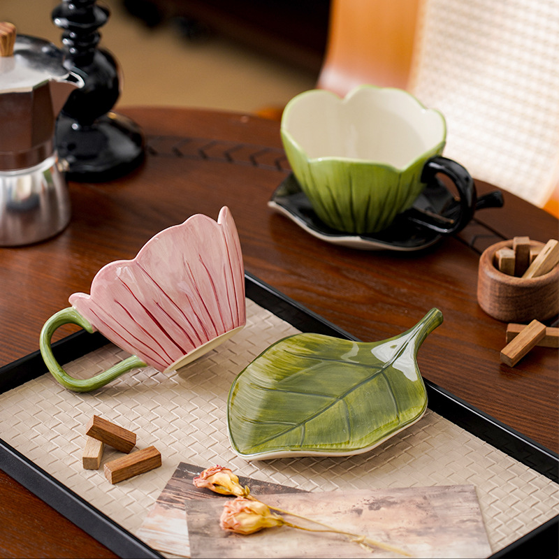 Irregular Hand-painted Coffee  - Coffee Tea Leaf ulasan dan harga