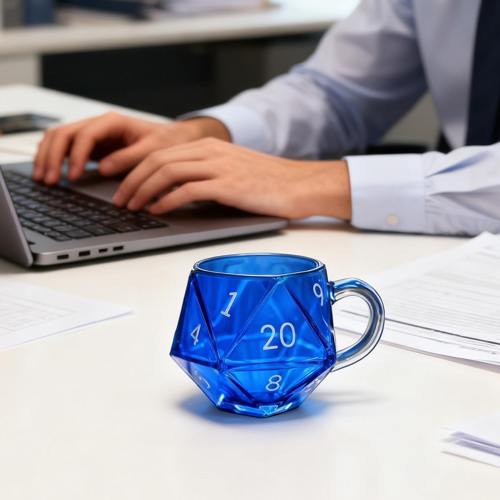 Tea Mug Polyhedral Dice Water  - Coffee Tea Game ulasan dan harga