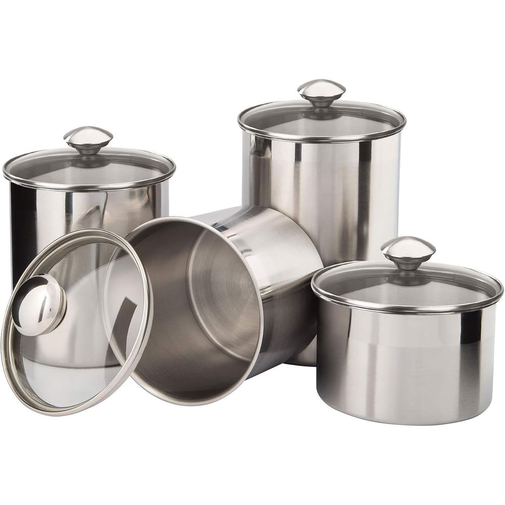 4-Piece Stainless Steel Food S - Coffee And Tea Glass ulasan dan harga
