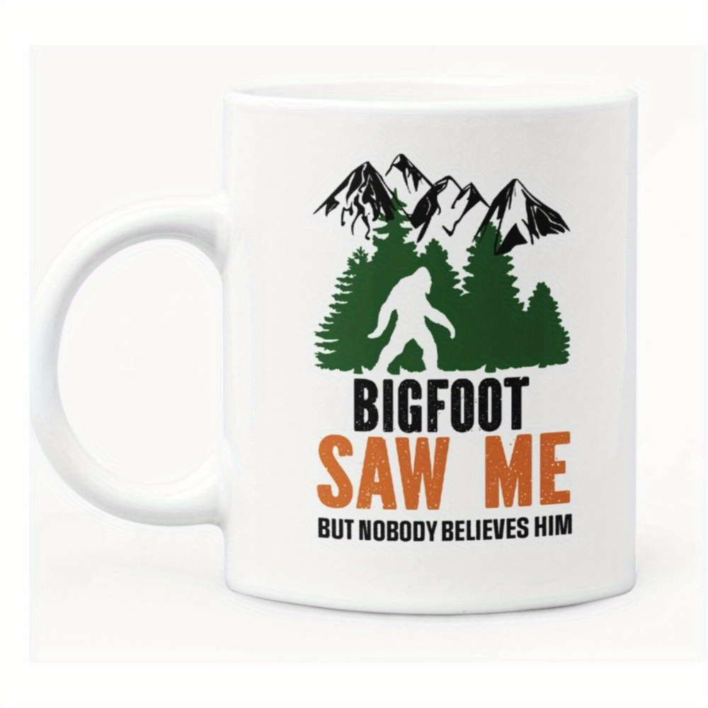1 Bigfoot Saw Me 11oz White Ce - Coffee Tea With Me ulasan dan harga