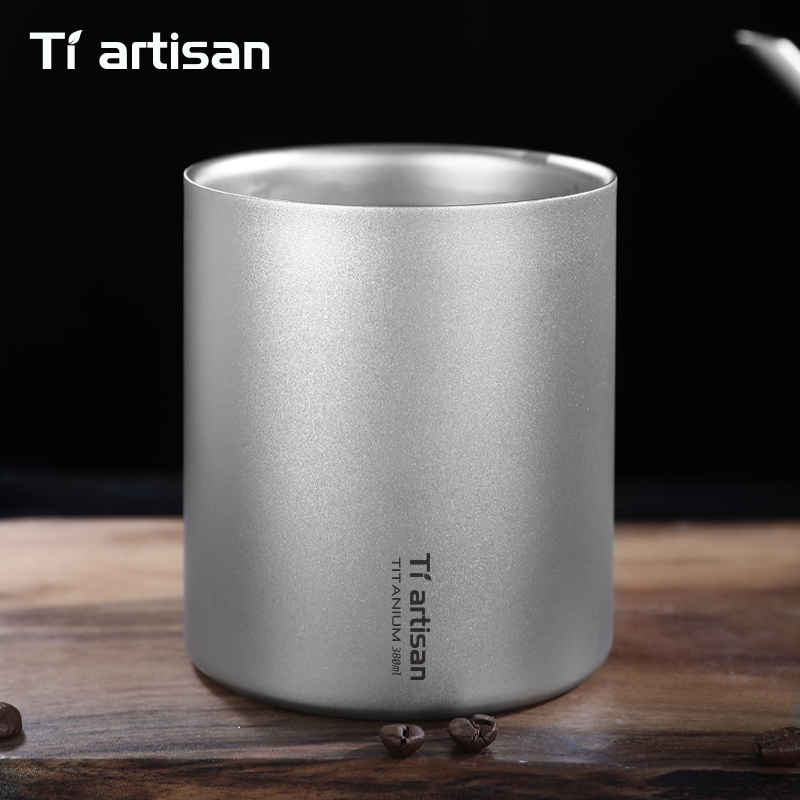 Tiartisan 380ml Titanium Handl - Coffee Tea Game ulasan dan harga