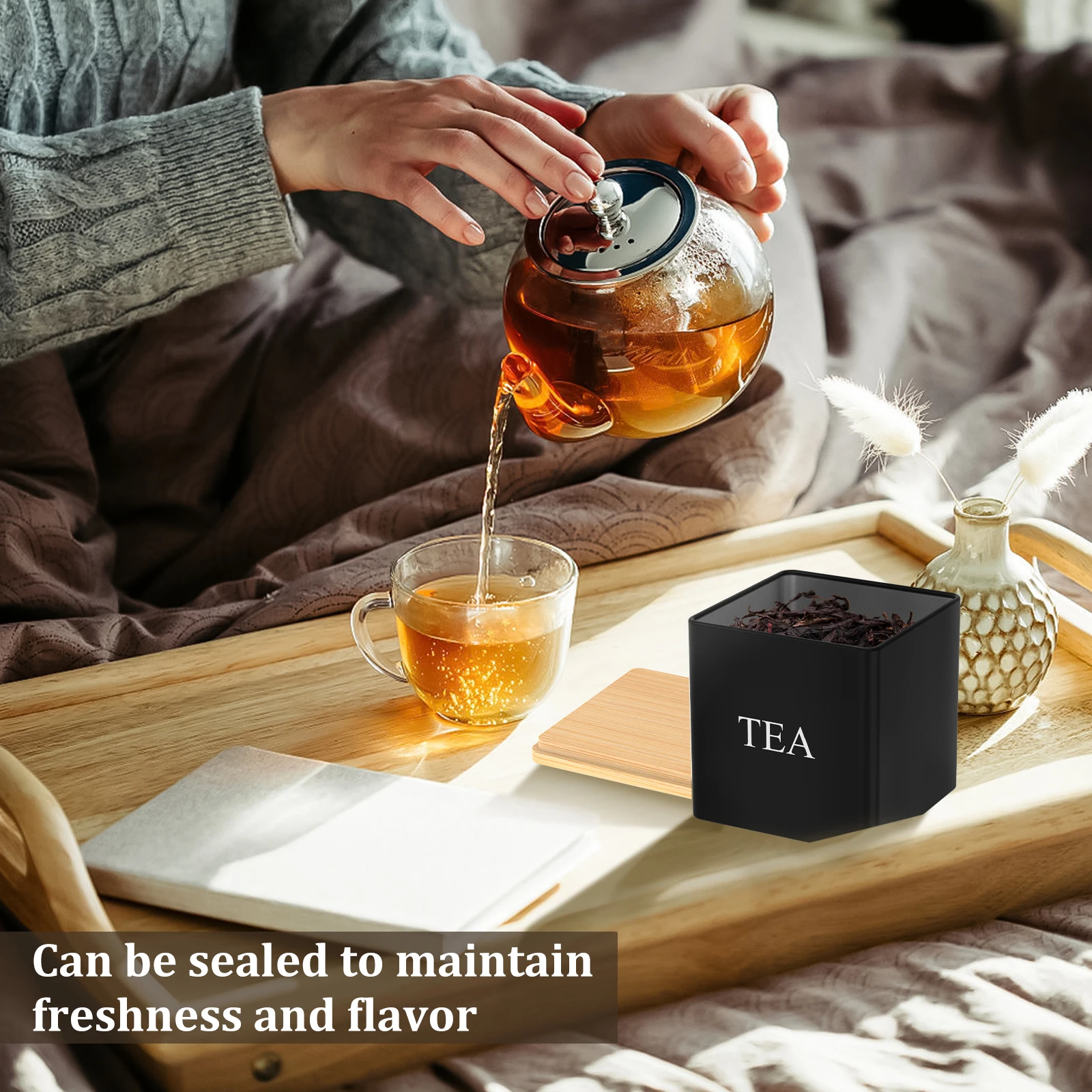 3Pcs Set 500ml Tea Sugar Coffe - Coffee Tea And Sugar Canister Set ulasan dan harga
