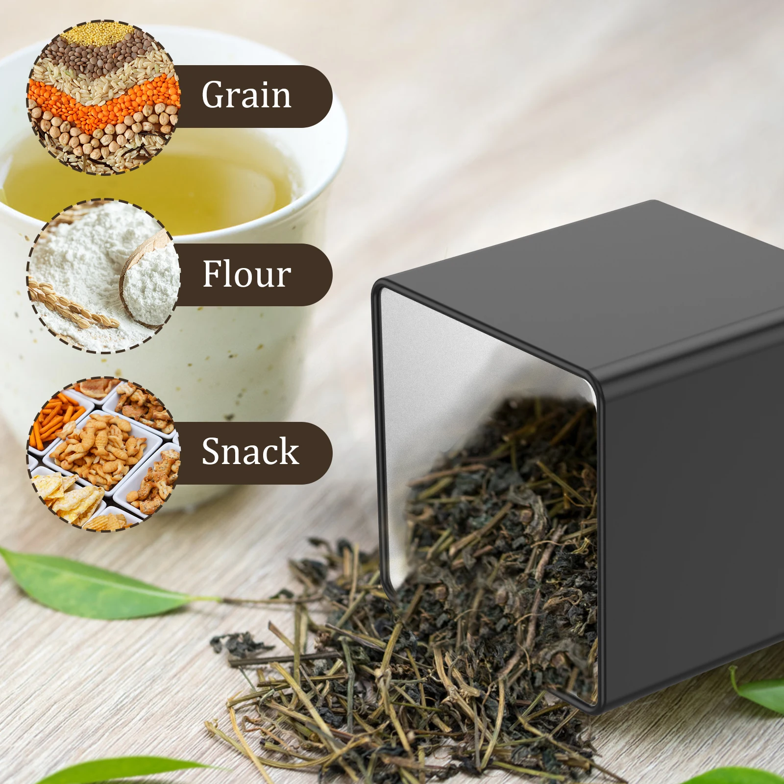 3Pcs Set 500ml Tea Sugar Coffe - Coffee Tea And Sugar Canister Set ulasan dan harga