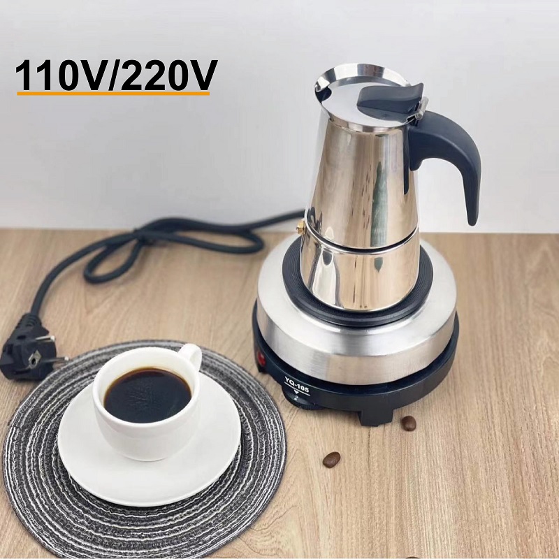 110V/220V Coffee warmer Electr - Moka Pot Stove ulasan dan harga