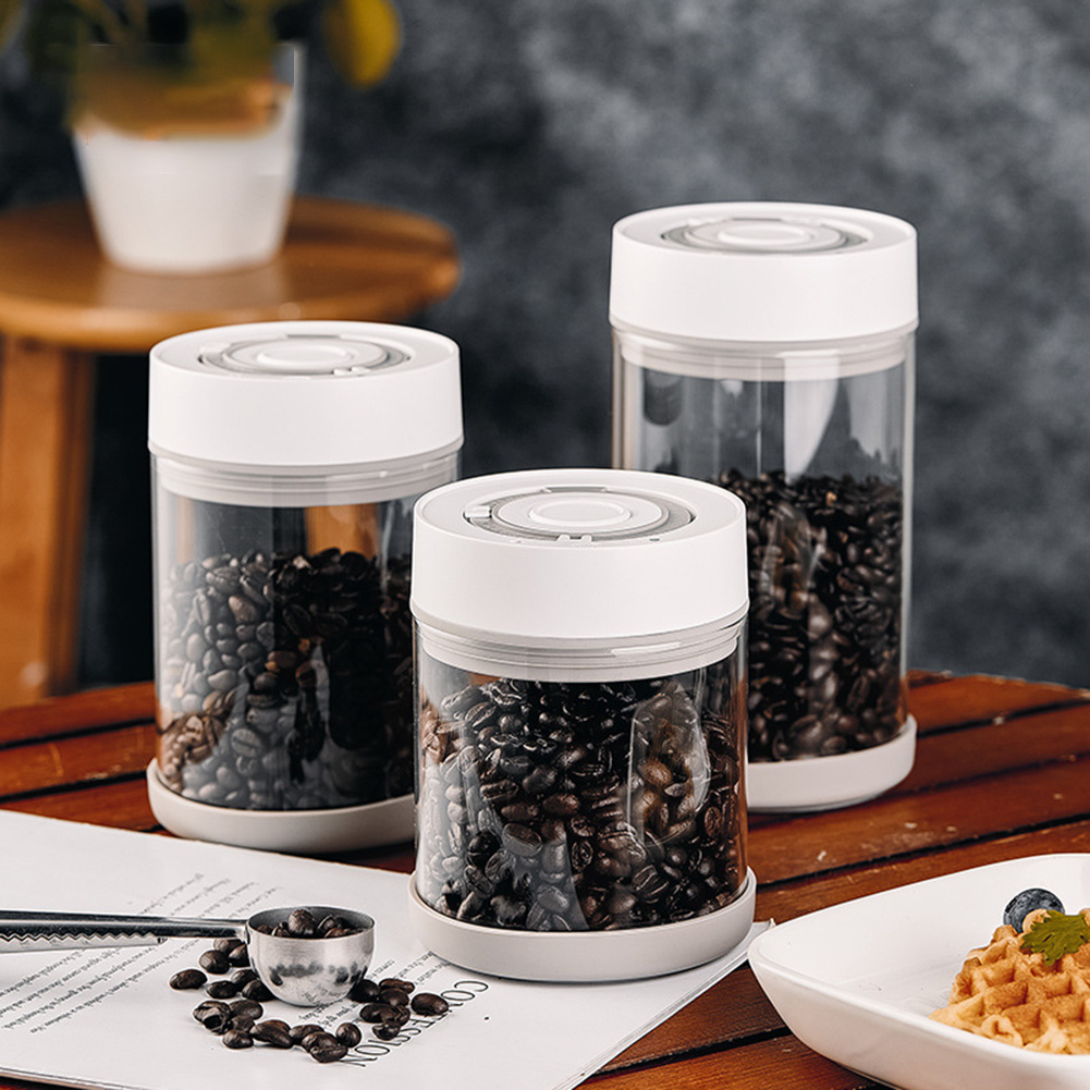 Kitchen Moisture-proof Glass C - Coffee Tea Bean ulasan dan harga