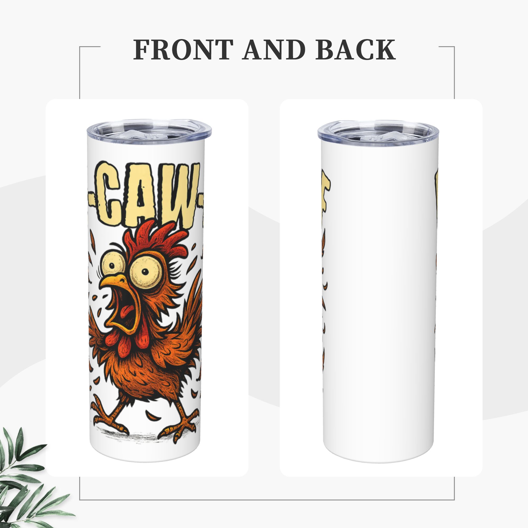 Funny F-Caw-F Chicken FCAWF Tu - Double Wall Mug ulasan dan harga