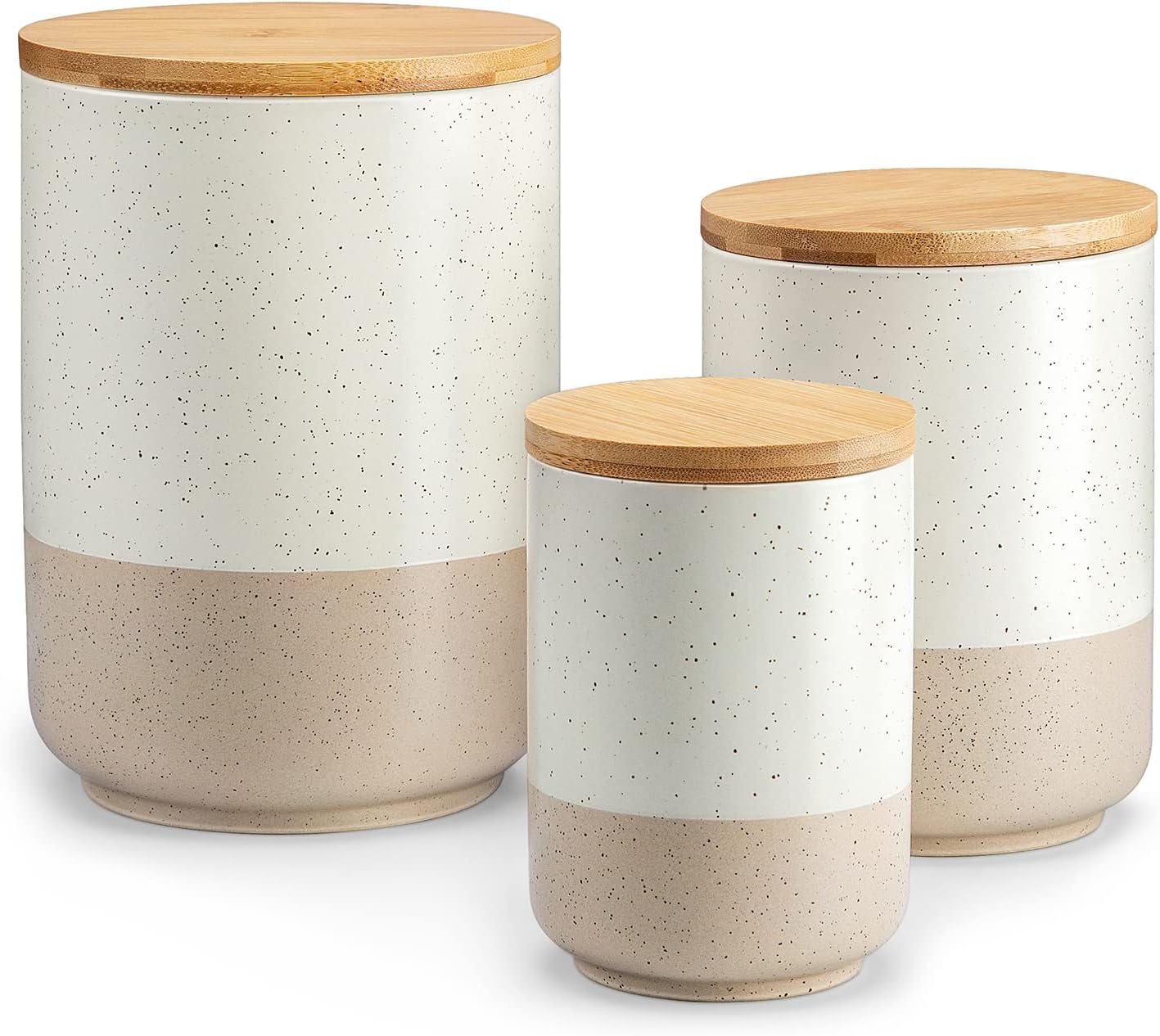 Sabine Ceramic Canister Set wi - Coffee Tea And Sugar Canister Set ulasan dan harga