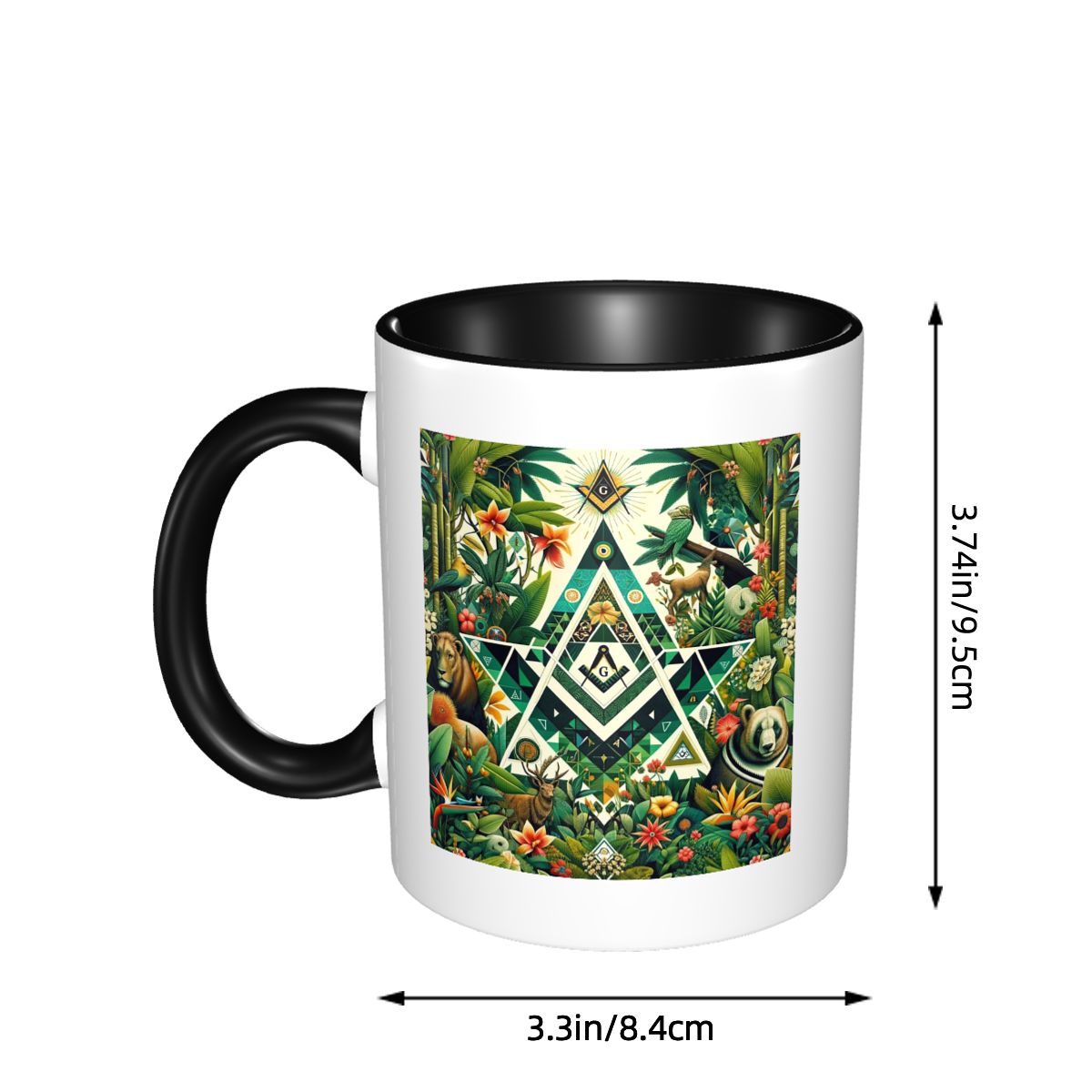 Geometric Jungle Masonic Freem - Tea And Coffee Fusion ulasan dan harga