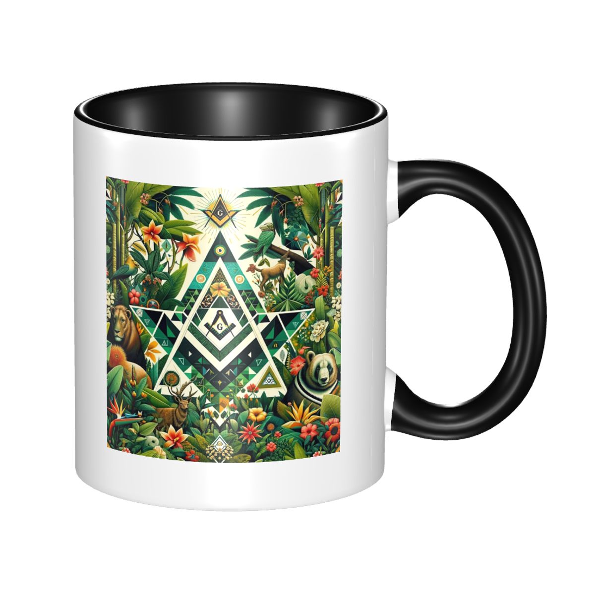 Geometric Jungle Masonic Freem - Tea And Coffee Fusion ulasan dan harga