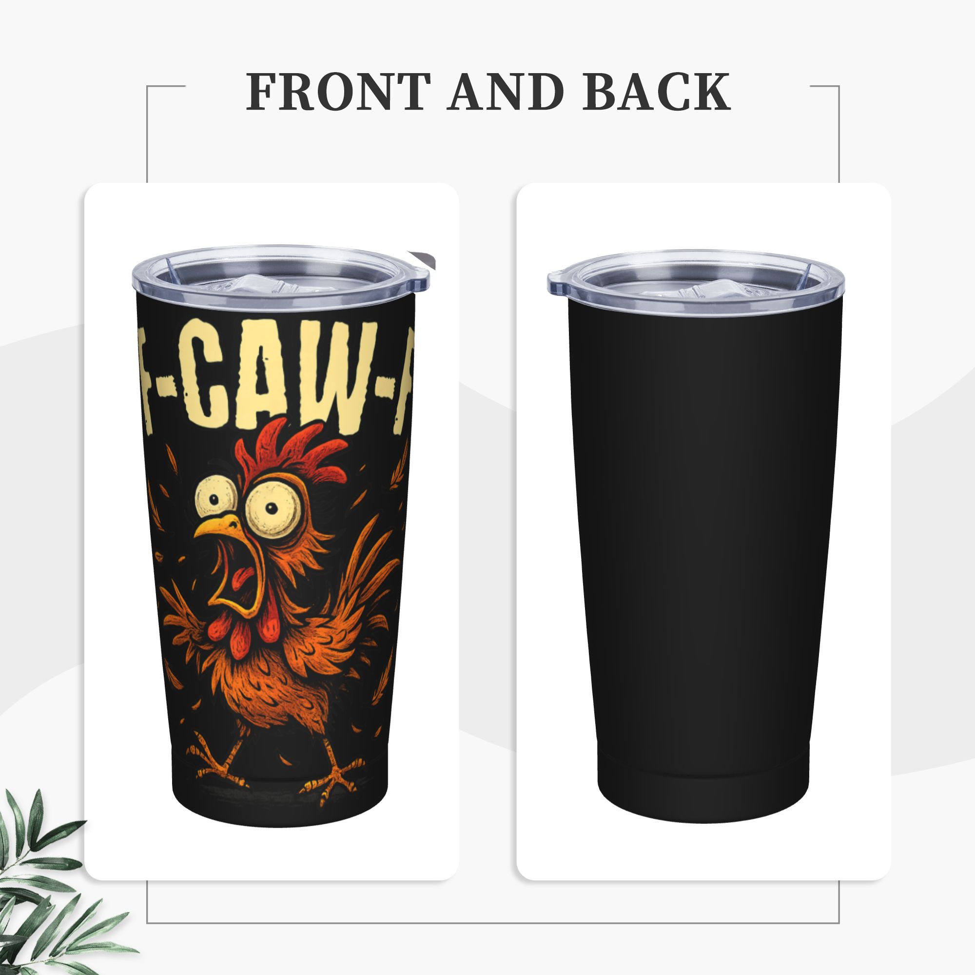 F-Caw-F Chicken FCAWF Tumbler  - Double Wall Mug ulasan dan harga