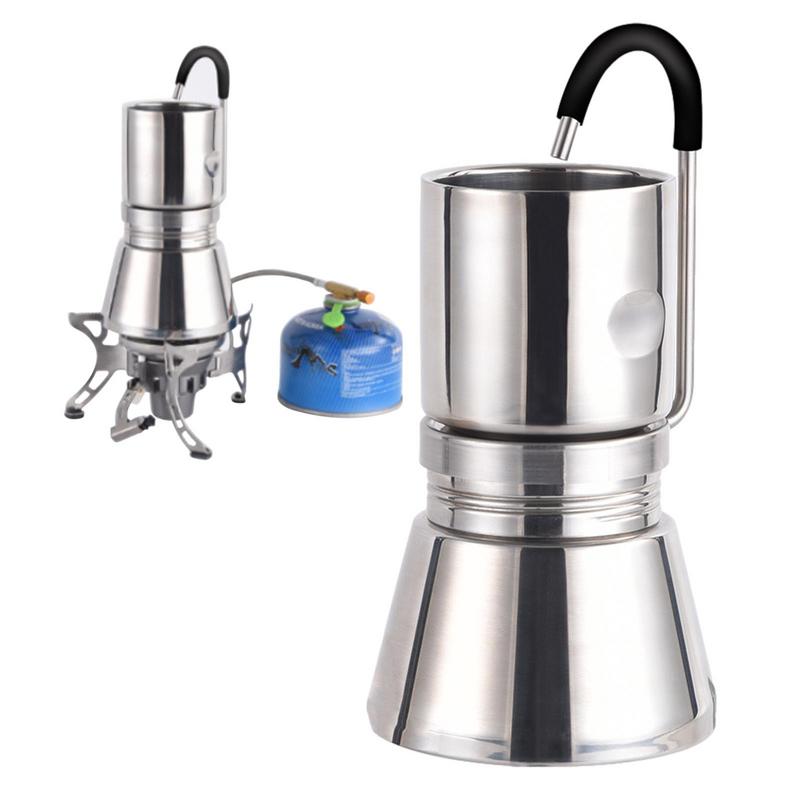 Stovetop Espresso Maker Stainl - Moka Pot Stove ulasan dan harga