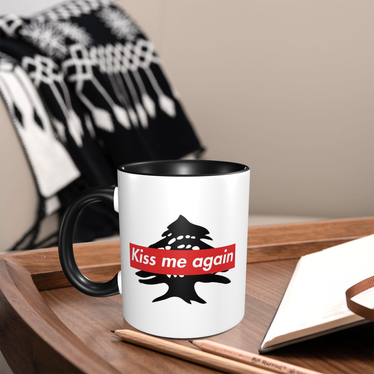Lebanon Flag Lebanese Kiss Me  - Coffee Tea With Me ulasan dan harga